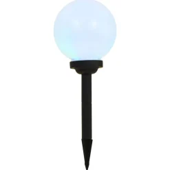vidaXL Lampe LED sphérique solaire d'extérieur 3 pcs 20 cm RVB