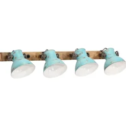 Luminaires-vidaXL Lampe murale 25 W délavé 90x25 cm E27 Bleu