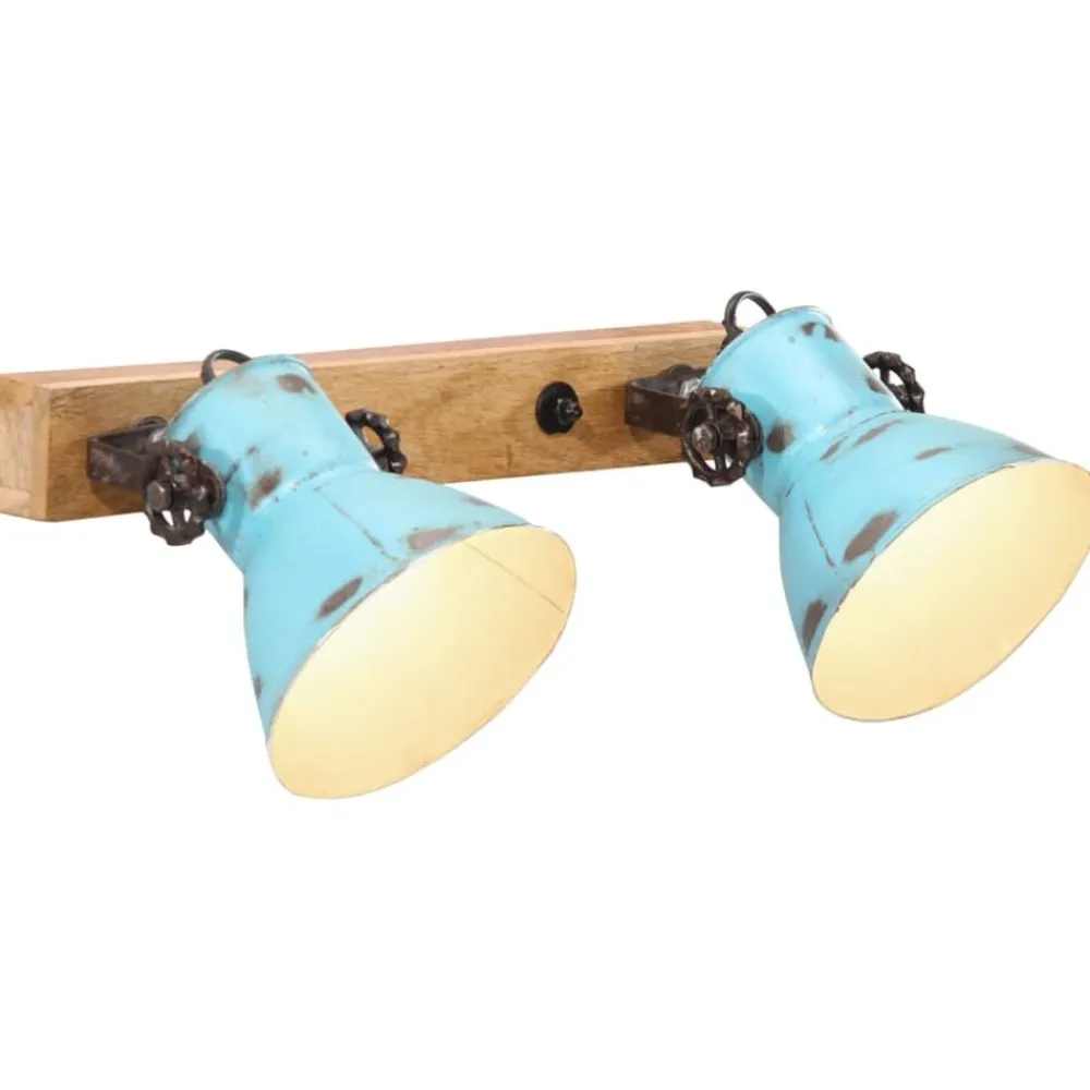 Luminaires-vidaXL Lampe murale 25 W délavé 45x25 cm E27 Bleu