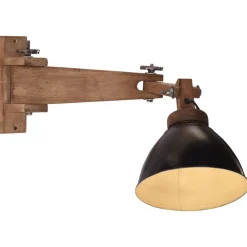 Luminaires-vidaXL Lampe murale 25 W E27 Noir