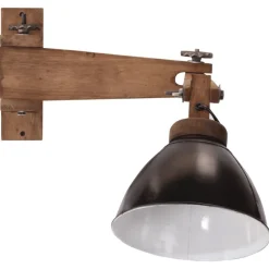 Luminaires-vidaXL Lampe murale 25 W E27 Noir