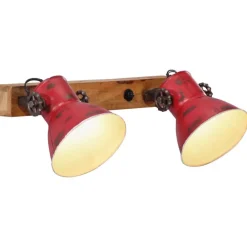 Luminaires-vidaXL Lampe murale 25 W délavé 45x25 cm E27 Rouge
