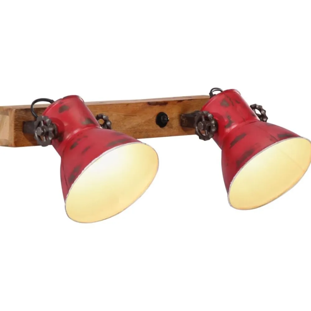 Luminaires-vidaXL Lampe murale 25 W délavé 45x25 cm E27 Rouge
