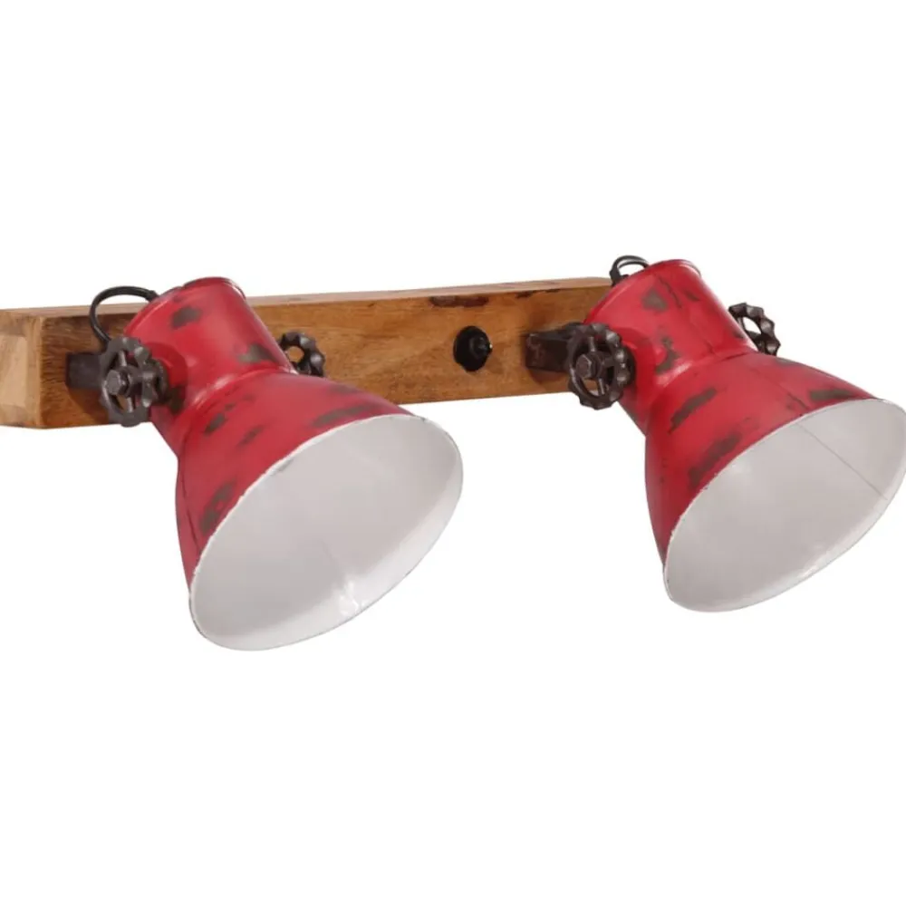 Luminaires-vidaXL Lampe murale 25 W délavé 45x25 cm E27 Rouge