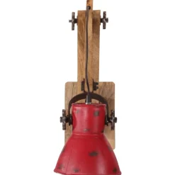 Luminaires-vidaXL Lampe murale 25 W délavé 96x15x20 cm E27 Rouge