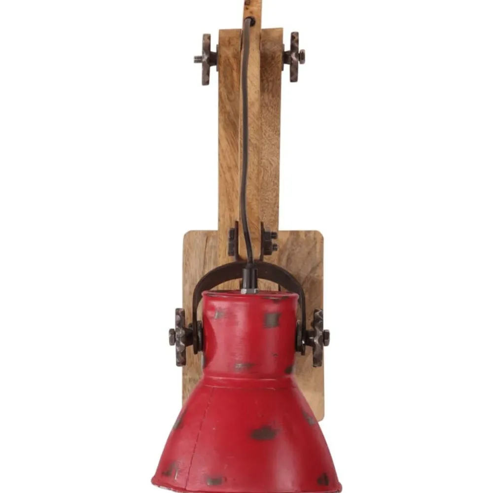 Luminaires-vidaXL Lampe murale 25 W délavé 96x15x20 cm E27 Rouge