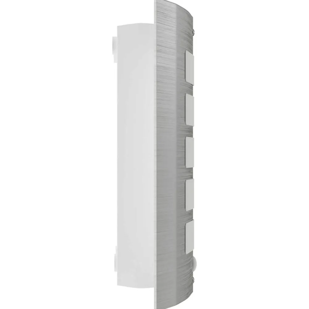 vidaXL Lampe murale avec capteur de mouvement Acier inoxydable