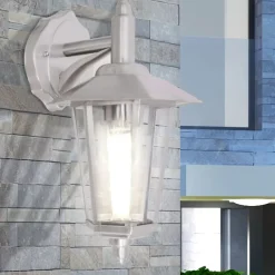 vidaXL Lampe murale extérieure Acier inoxydable