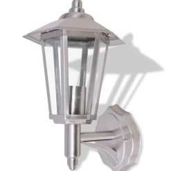 Luminaires-vidaXL Lampe murale extérieure Acier inoxydable
