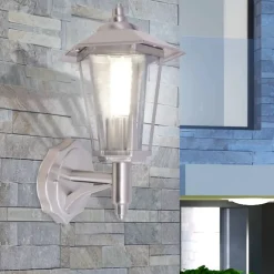 Luminaires-vidaXL Lampe murale extérieure Acier inoxydable