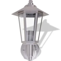 Luminaires-vidaXL Lampe murale extérieure Acier inoxydable