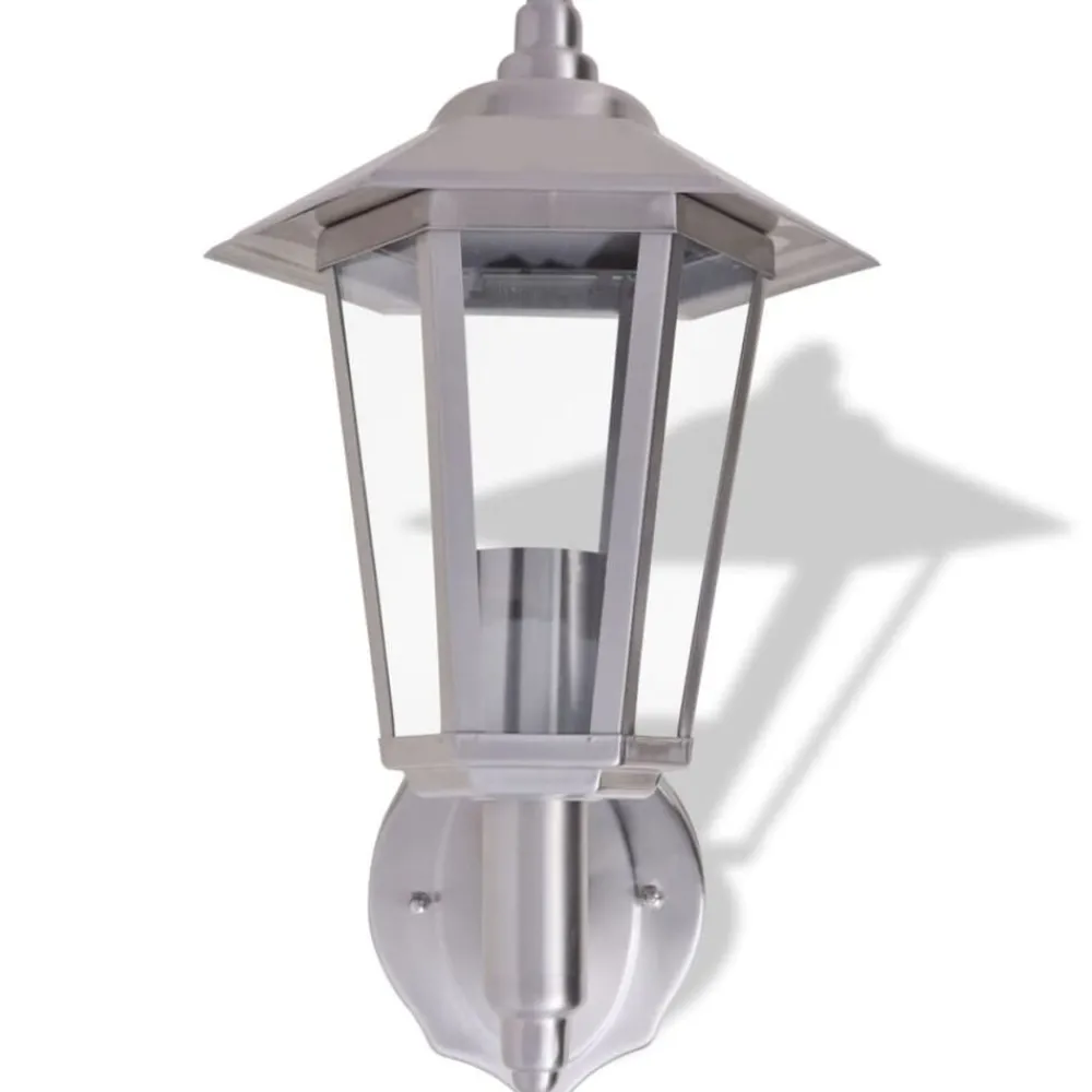Luminaires-vidaXL Lampe murale extérieure Acier inoxydable