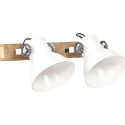 Luminaires-vidaXL Lampe murale industrielle 45x25 cm E27 Blanc