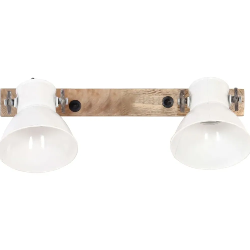 Luminaires-vidaXL Lampe murale industrielle 45x25 cm E27 Blanc