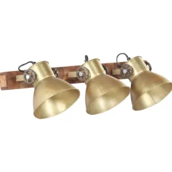 Luminaires-vidaXL Lampe murale industrielle 65x25 cm E27 Laiton