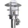 Luminaires-vidaXL Lampe murale LED de patio Acier inoxydable