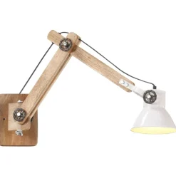 vidaXL Lampe murale Style industriel Rond E27