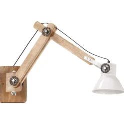 vidaXL Lampe murale Style industriel Rond E27