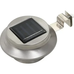 vidaXL Lampe solaire à LED ronde d'extérieur 6 pcs 12 cm Blanc