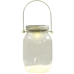 vidaXL Lampe solaire en verre d'extérieur 12 pcs blanc chaud