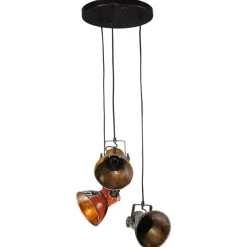 Luminaires-vidaXL Lampe suspendue 25 W 30x30x100 cm E27 Multicolore