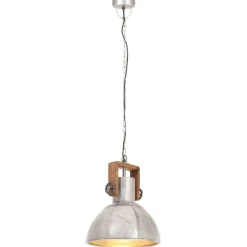 vidaXL Lampe suspendue industrielle 25 W é Rond 30 cm E27