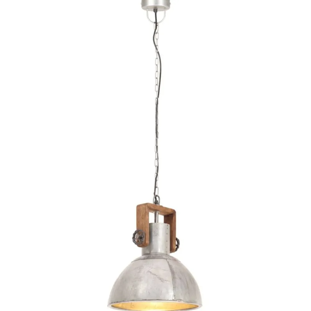 vidaXL Lampe suspendue industrielle 25 W é Rond 30 cm E27