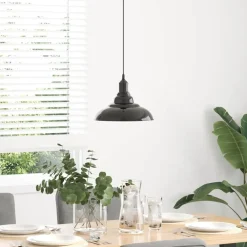 vidaXL Lampe suspendue réglable hauteur E27 Ø 31cm métal