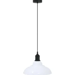 vidaXL Lampe suspendue réglable hauteur E27 Ø31cm métal