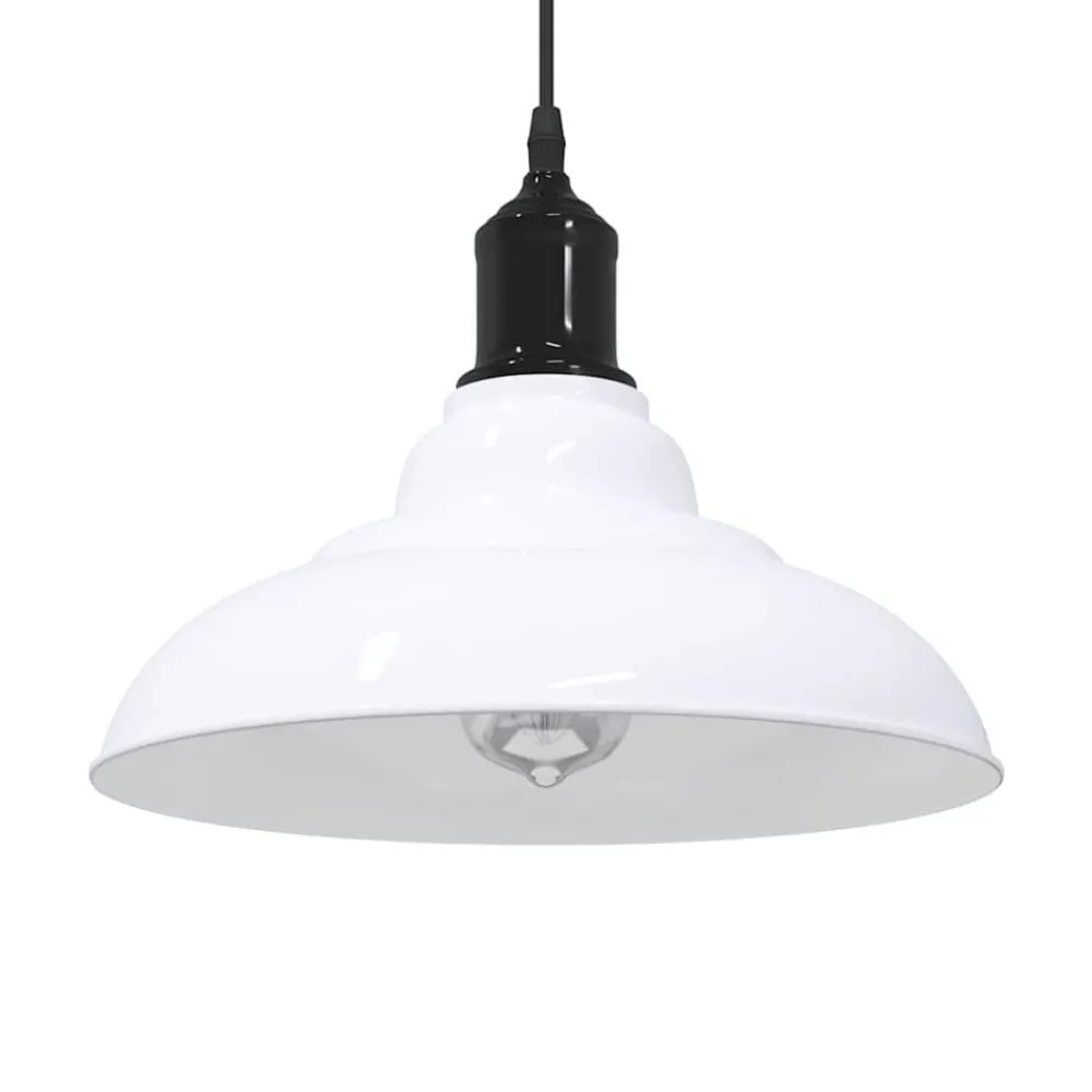 vidaXL Lampe suspendue réglable hauteur E27 Ø31cm métal