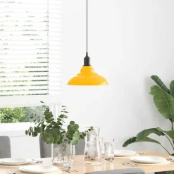 vidaXL Lampe suspendue réglable hauteur E27 Ø31cm métal