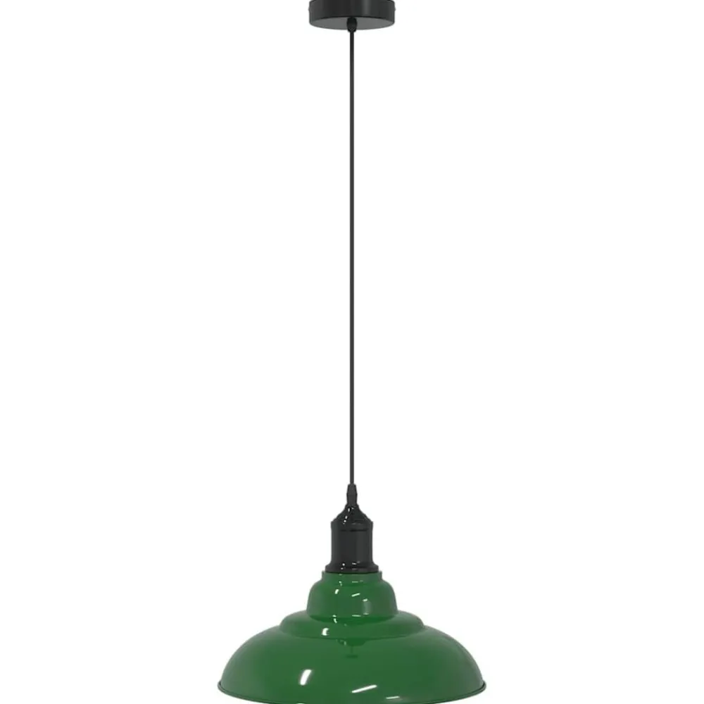 vidaXL Lampe suspendue réglable hauteur E27 Ø 31cm métal