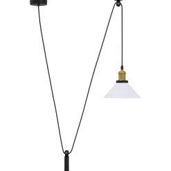 vidaXL Lampe suspendue réglable hauteur E27 Ø22cm métal