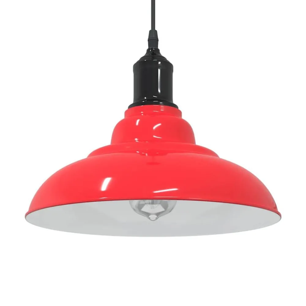 vidaXL Lampe suspendue réglable hauteur E27 Ø31cm métal