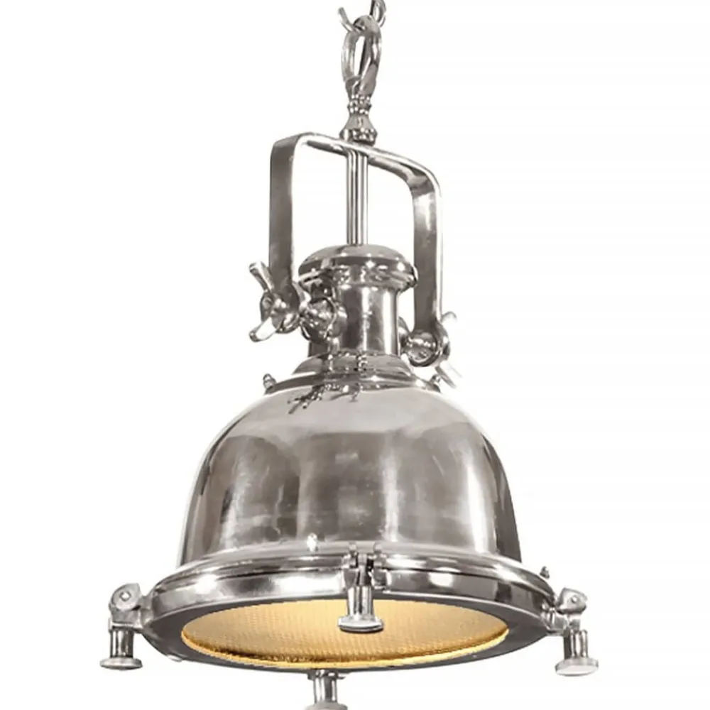 Luminaires-vidaXL Lampe suspendue 29x29x153 cm aluminium Argent