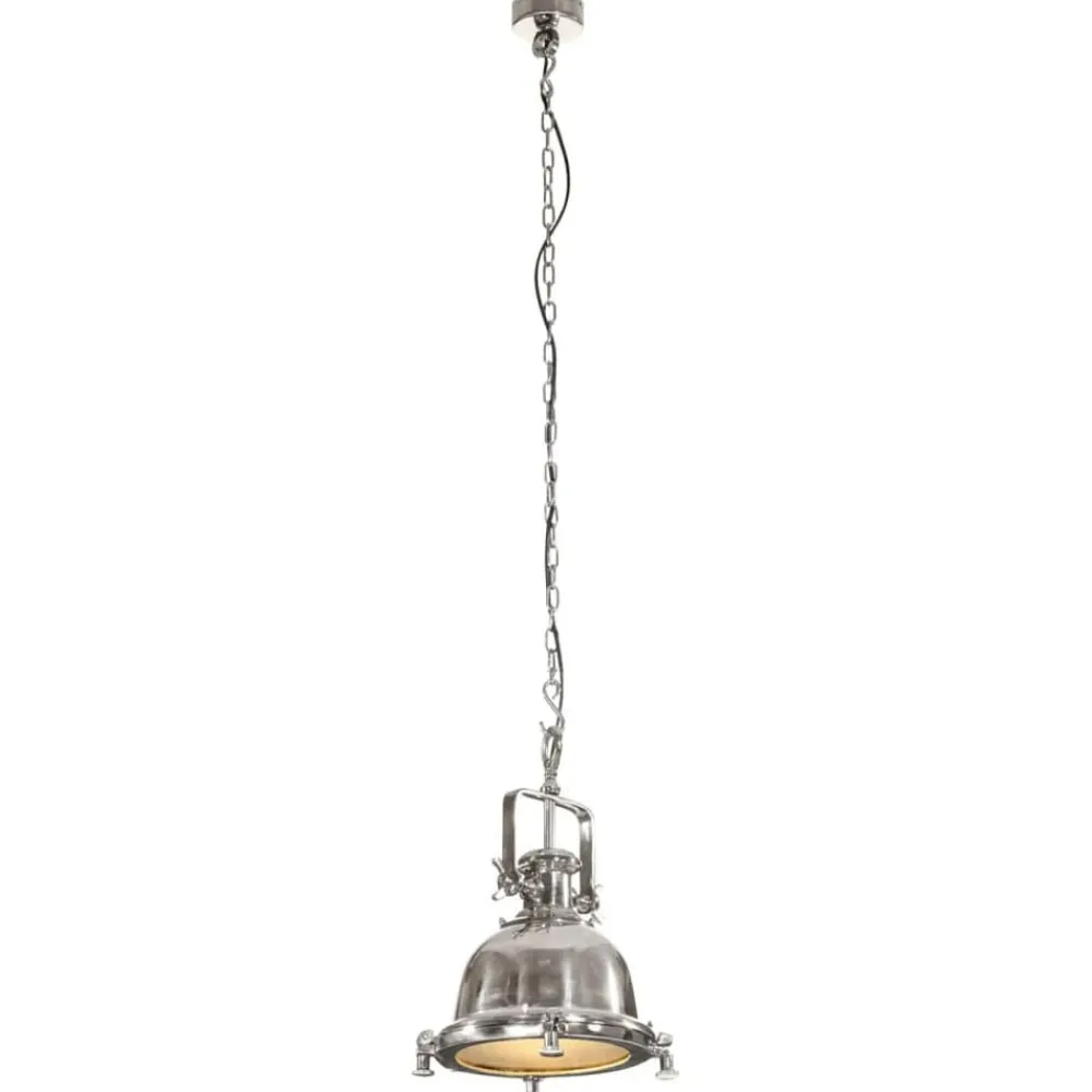 Luminaires-vidaXL Lampe suspendue 29x29x153 cm aluminium Argent