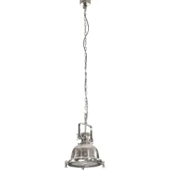 Luminaires-vidaXL Lampe suspendue 29x29x153 cm aluminium Argent