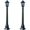 vidaXL Lampes de jardin 2 pcs 105 cm