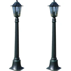 vidaXL Lampes de jardin 2 pcs 105 cm