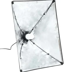 vidaXL Lampes de studio professionnelles 2 pcs 40x60 cm Acier Noir