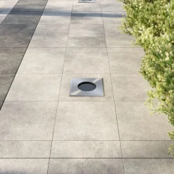 vidaXL Lampes encastrées au sol d'extérieur 3 pcs Carré