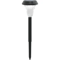 vidaXL Lampes solaires d'allées et piquets de sol 12 pcs