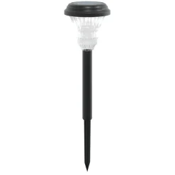 vidaXL Lampes solaires d'allées et piquets de sol 12 pcs
