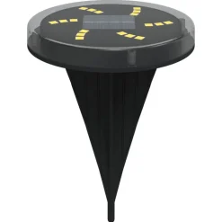 Luminaires-vidaXL Lampes solaires de sol et piquets de sol extérieur 4 pcs