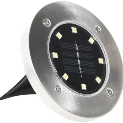 Luminaires-vidaXL Lampes solaires de sol 8 pcs Lumières LED couleur RVB
