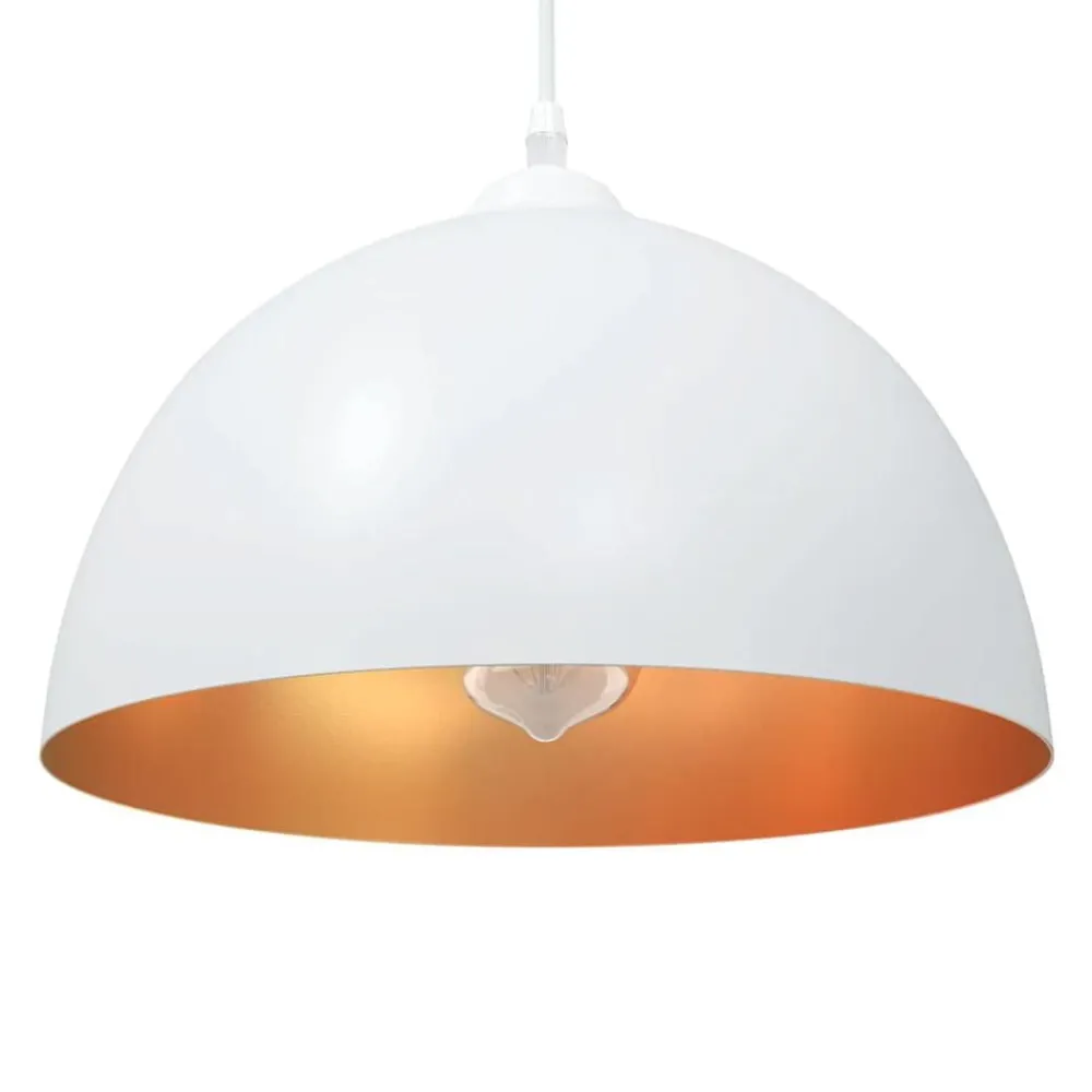 vidaXL Lampes suspendues 2 pcs hauteur réglable E27 Ø 30cm métal
