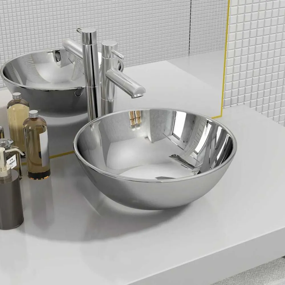vidaXL Lavabo 28 x 10 cm Céramique é