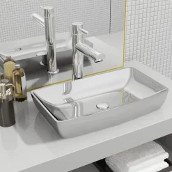 vidaXL Lavabo 71 x 38 x 13,5 cm Céramique é