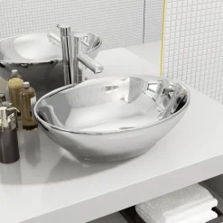 vidaXL Lavabo 40 x 33 x 13,5 cm Céramique é