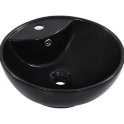vidaXL Lavabo avec trop-plein 46,5 x 18 cm Céramique